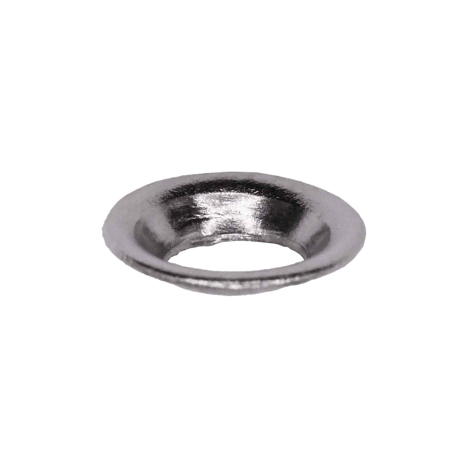 1000 pcs/pk- #8 Countersunk Finishing Washer Nickel On Brass