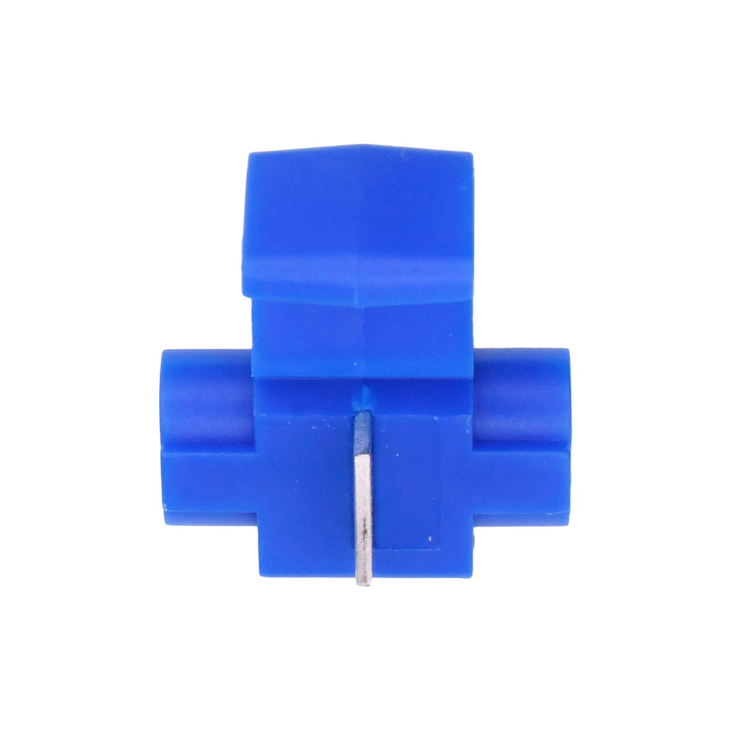 25 pcs/pk- Electrical Connector Blue 18-14 Gauge Blue, Type Self-Stripping Connector, Wire Gauge 18 to 14