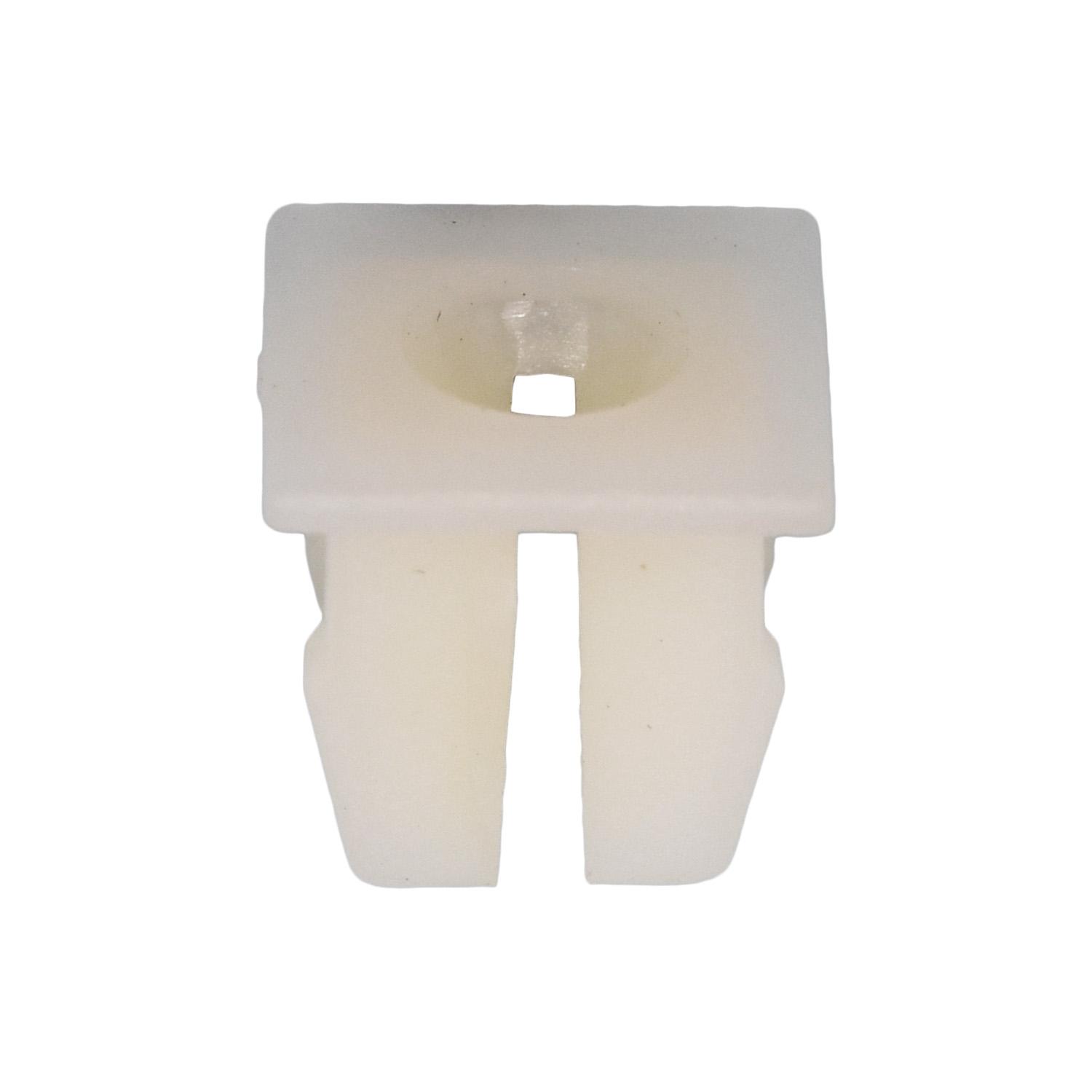 50 pcs/pk- Headlight Bezel To Body Nut #6 Or #8 Screw Size Nylon Nut, Color Natural