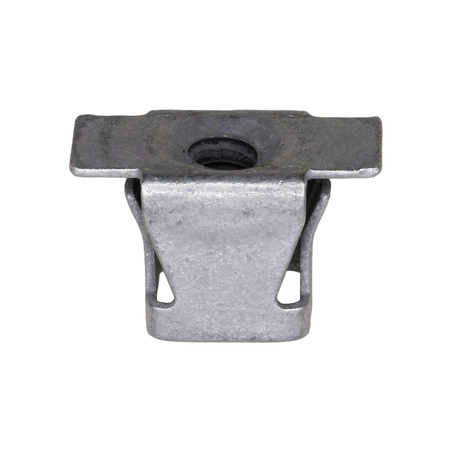 3 pcs/pk- #8 FENDER BRACKET, INTERIOR TRIM, DOOR, BUMPER and HOODRETAINER NUT, Material Metal, Finish Zinc Organic