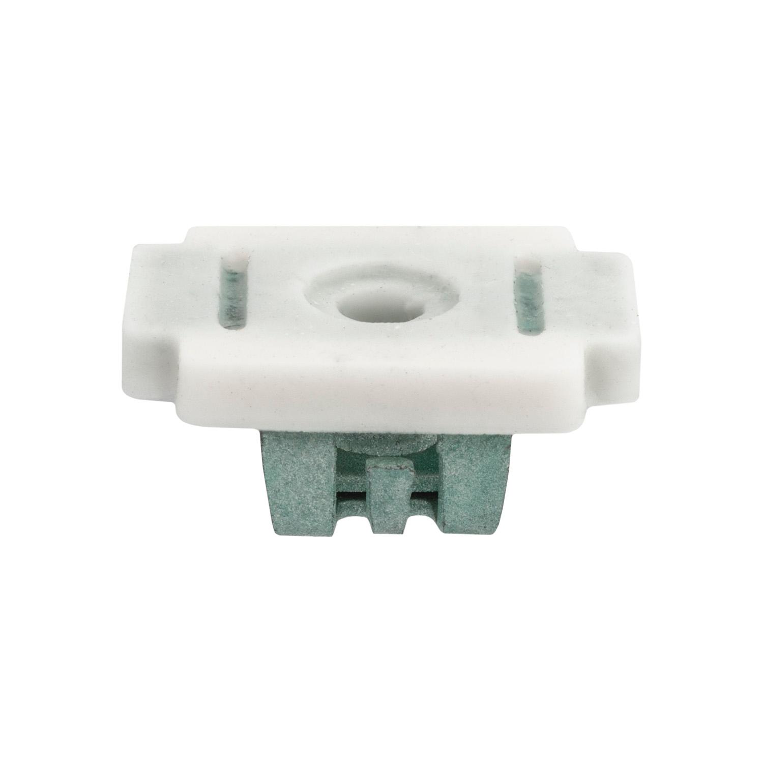 3 pcs/pk- M4.2-1.41 (#8) DOOR PANEL, BUMPER, LAMPS and DECK LID NUT WITH SILICONE PAD, Rivet Length 6.5mm, Material Zinc Organic